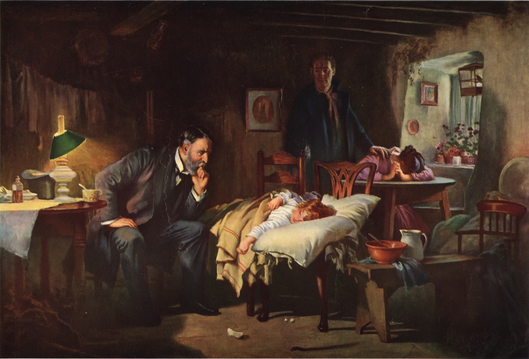 «O Doutor», de Luke Fildes (1891) — a medicina interna humanista